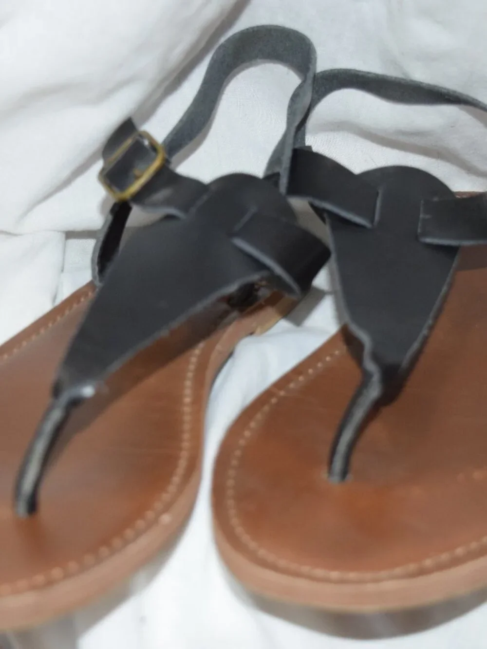 Mossimo Womens Black  Thong Sandals Size 10